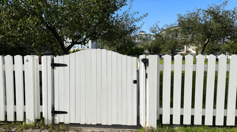 Målning av plank, staket och carport